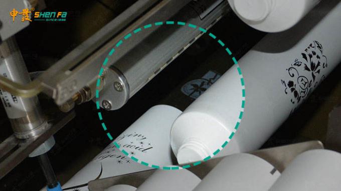 Kosmetische Rohr-Drucker-Full Automatic Silk-Siebdruck-Maschine für kosmetische weiche Kunststoffrohre
