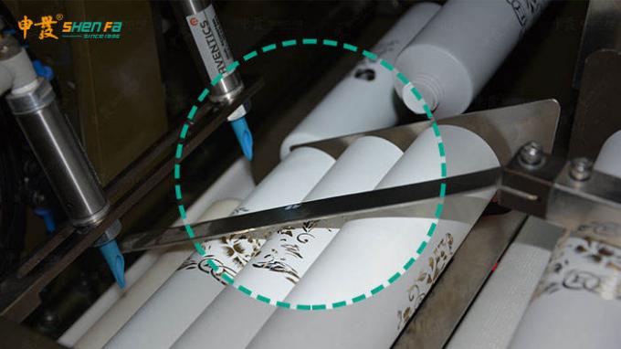 Kosmetische Rohr-Drucker-Full Automatic Silk-Siebdruck-Maschine für kosmetische weiche Kunststoffrohre