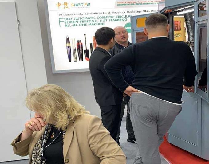 Hochgeschwindigkeits-Full-Servo-Bildschirmdruckmaschine/Hot Stamping-Maschine für E-Zigaretten mit runder/ovaler/dreieckiger Form 13