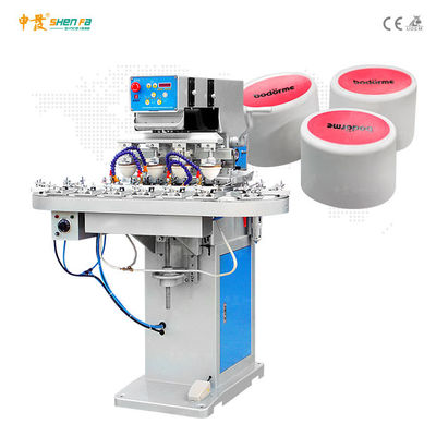 4 Auflagen-Druckmaschine der Farbe6000pcs/hr halb automatische mit Förderer