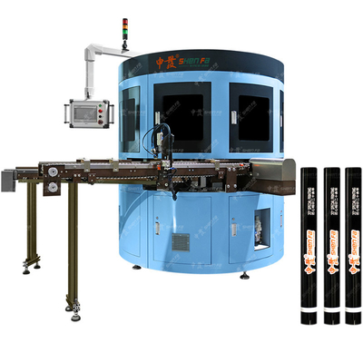 PLC automatische Farbsiebdruck-Druckmaschine der Siebdruck-Maschinen-zwei für Eyeliner