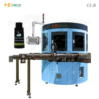 Durchmesser 8-25MM zwei Farbbildschirm-Druckmaschine für kosmetischen Pen Barrels Eyeliner Bottle