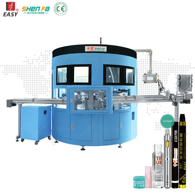 3 Farben automatische Servo-Bildschirmdruckmaschine für Augenbrauen Bleistift Tube Fass