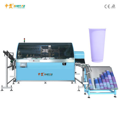 Automatische Schirmdruckmaschine für Plastikbecher