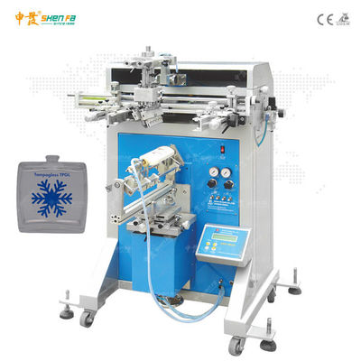 Halbautomatischer Bildschirmdrucker Glasflaschenbildschirmdruckmaschine